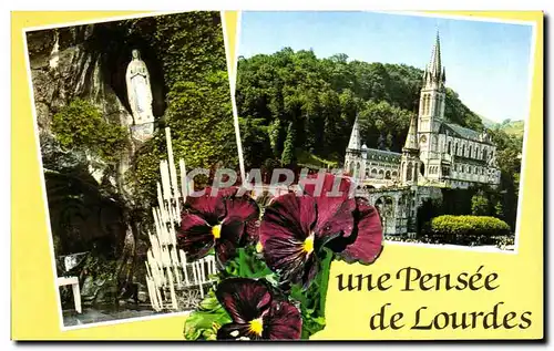 Cartes postales moderne Une Pensee de Lourdes