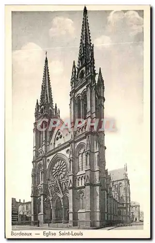 Cartes postales Bordeaux Eglise Saint Louis