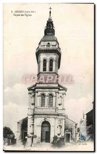 Cartes postales Savenay Facade De L&#39Eglise