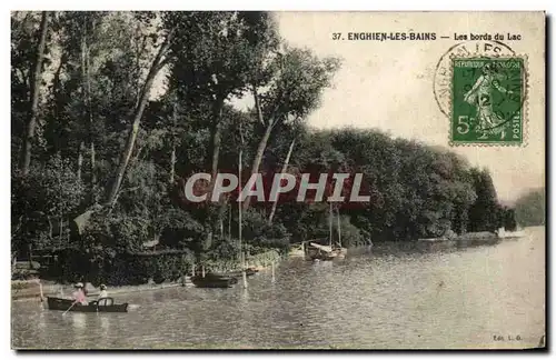 Cartes postales Enghien Les Bains Les Bords Du Lac
