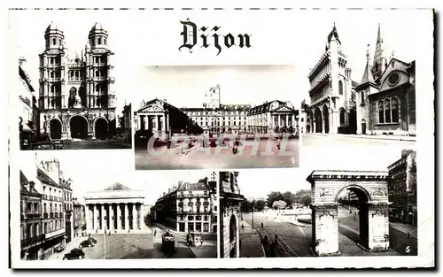 Cartes postales moderne Dijon Le Palais Des Ducs de Bourgogne Eglise Saint Michel Theatre Porte Guillaume