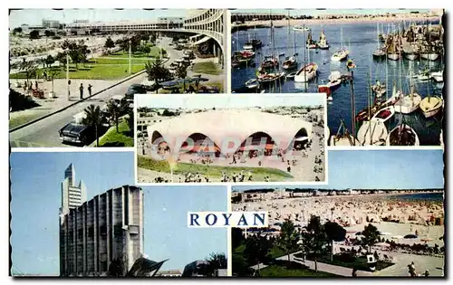 Cartes postales moderne Royan Le Front De Mer La Port Le Marche Couvert