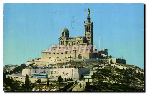 Cartes postales moderne Marseille Basilique De Notre Dame De La Garde