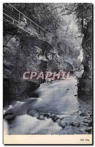 Cartes postales Gresy sur Aix Les gorges du Sierroz