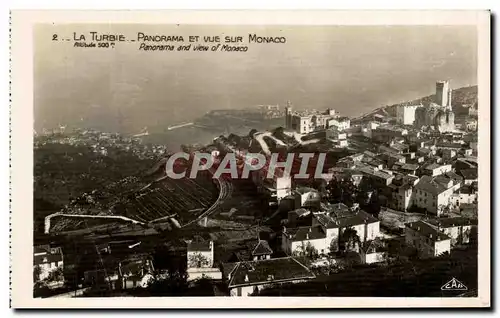 Ansichtskarte AK La Turbie Panorama Et Vue Sur Monaco