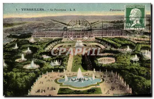 Cartes postales Versailles Le Panorama