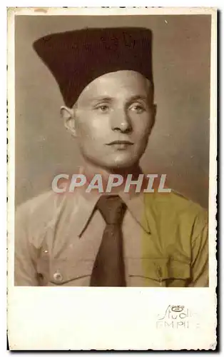 CARTE PHOTO Jeune homme