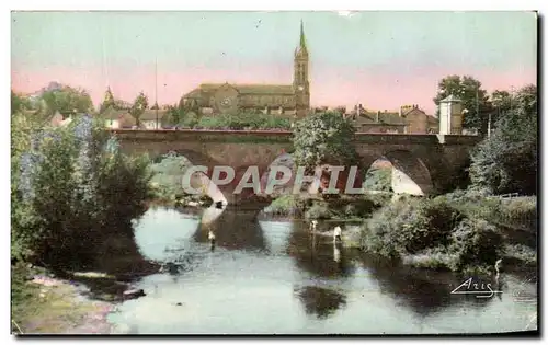 Cartes postales moderne Etang sur Arroux Pont sur l&#39Arroux