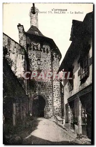 Cartes postales L&#39Auvergne Cantal Salers Le Beffroi