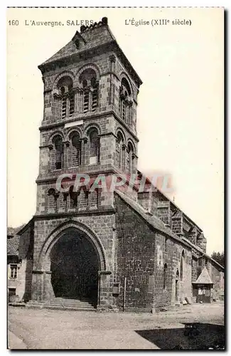 Cartes postales L&#39Auvergne Salers l&#39Eglise