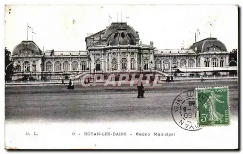 Cartes postales Royan Les Bains Casino Municipal