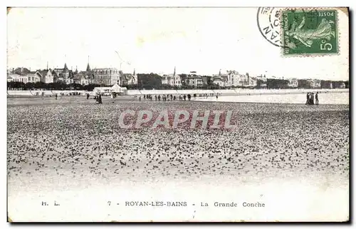 Cartes postales Royan Les Bains La Grande Conche