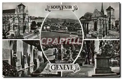 Cartes postales Souvenir De Geneve