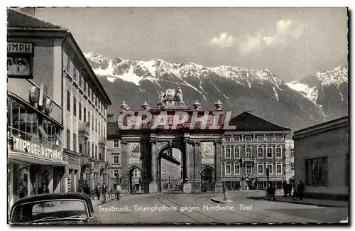 Cartes postales Innsbruck Triumphpforte Gegen Nordkelle Tirol