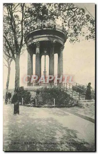 Cartes postales Paris Buttes Chaumont Le Belvedere