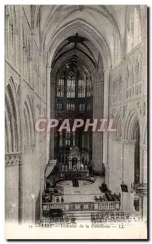 Cartes postales Sees Interieur De La Cathedrale