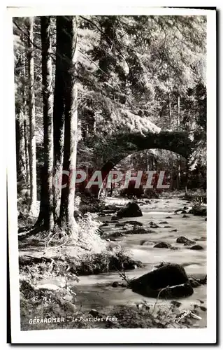 Ansichtskarte AK Gerardmer Le Pont des Fees