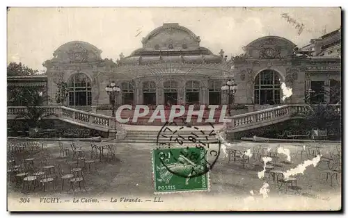 Cartes postales Vichy Le Casino La Veranda