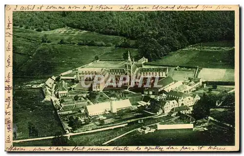 Ansichtskarte AK Abbaye de la Grande Trappe Vue de Face Soligny la Trappe