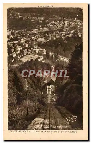 Cartes postales La Bourboule Vue Prise du Sommet du Funiculaire