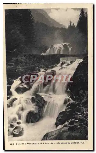 Ansichtskarte AK Env De Cauterets La Raillere Cascade Du Lutour