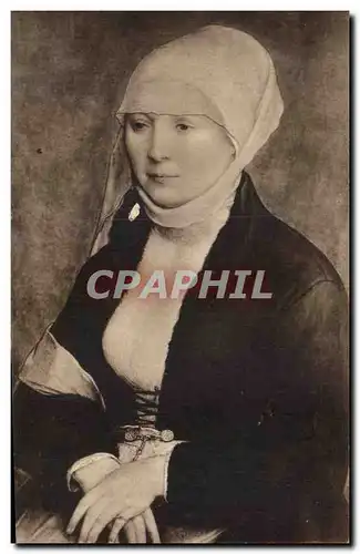 Cartes postales Hans Holbein Portrait d&#39une jenue Femme