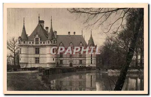 Cartes postales Chateau d'Azay Le Rideau Face Est