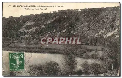 Cartes postales Les Alpes Mancelles St Leonard des Bois Collines de Haut fourche