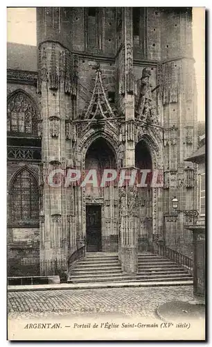 Cartes postales Argentan Portail de l&#39Eglise Saint Germain