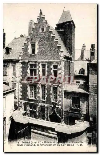 Cartes postales Tours Maison dite Tristan l&#39Hermite Style Flamand