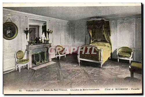 Ansichtskarte AK Versailles Palais du Petit Trianon Chambre de Marie Antoinette