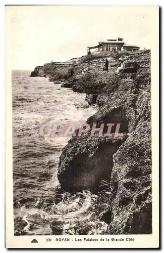 Cartes postales Royan Les Falaises de la Grande Cote