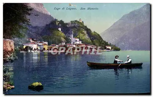 Cartes postales Lago di Lugano San Mamette