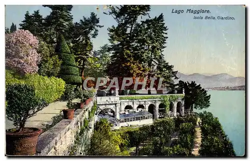 Cartes postales Lago Maggiore Isola Bella Glardino