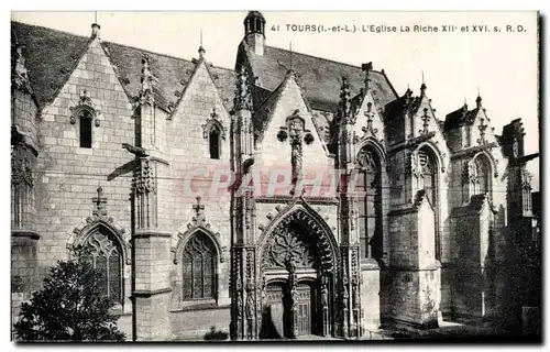 Cartes postales Tours L&#39Eglise La Riche