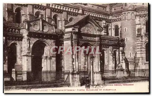 Cartes postales Toulouse Basilique St Germain Portes Bachelier Et Miegeville