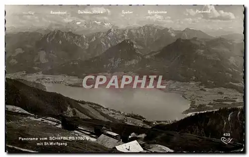 Cartes postales Panorama Vom Schafberg mit St Wolfgang