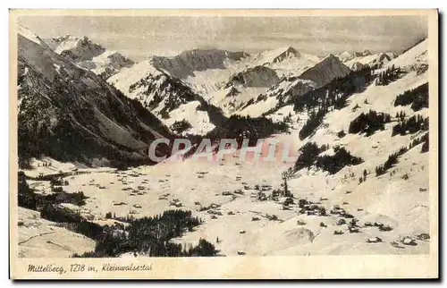 Cartes postales Mittelberg M Kleinwalsetal