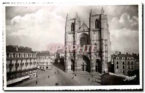 Ansichtskarte AK Nantes la Cathedrale au fond la Tour St Pierre