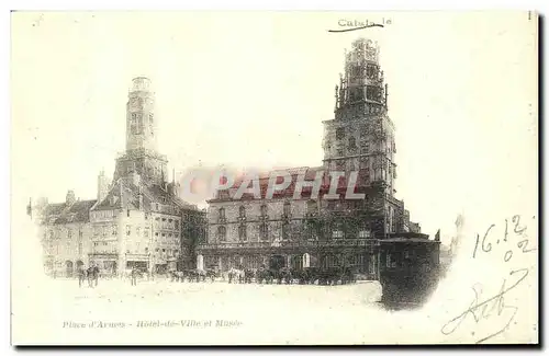 REPRO Calais Place D'Armes Hotel De Ville Et Musee
