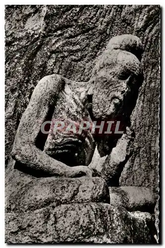 Cartes postales moderne Ascete de la descente des eaux du Gange sur la terre a Mahabalipuram Inde