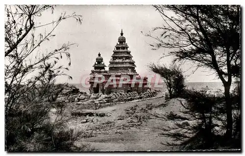 Moderne Karte Le Temple du Ricage A Mahabalipuram Inde