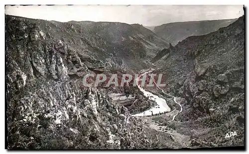 Ansichtskarte AK En Parcourant Les gorges Du Tarn Vue Du Point Sublime Falaise La Roche Aiguille