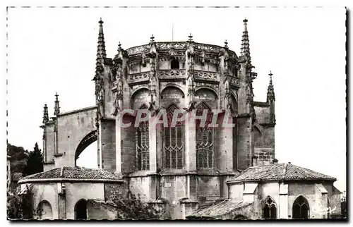 Ansichtskarte AK Viviers sur Rhone Chevet de la Cathedrale