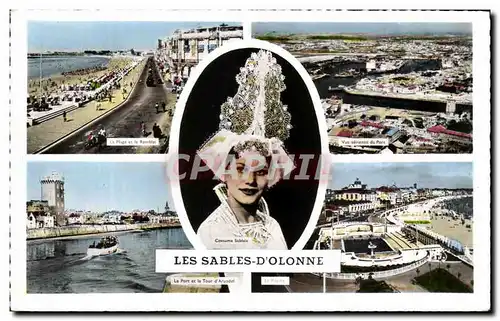 Cartes postales Les Sables D'Olonne Folklore Costume