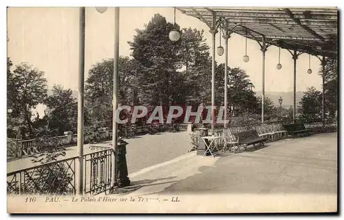 Cartes postales Pau Le Palais d&#39Hiver sur la terrasse