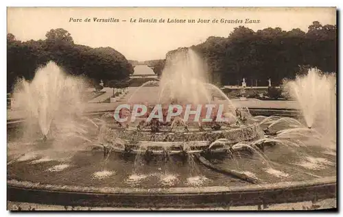 Ansichtskarte AK Parc de Versailles Le Bassin de Latone un Jour de Grandes Eaux