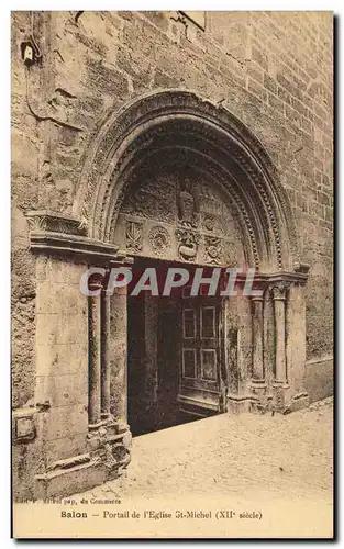 Cartes postales Salon Portail de I&#39Eglise St Michel