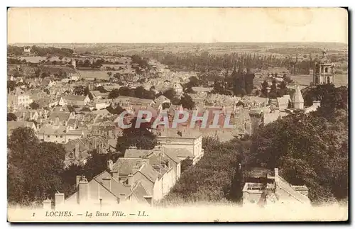 Cartes postales Loches La Basse Ville