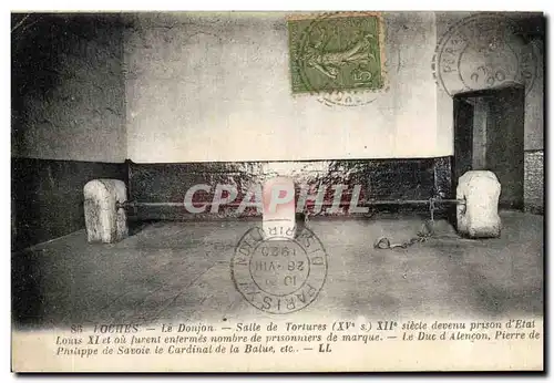 Cartes postales Loches Le Donjon salle de Tortures devenu prison d&#39Eta&#39